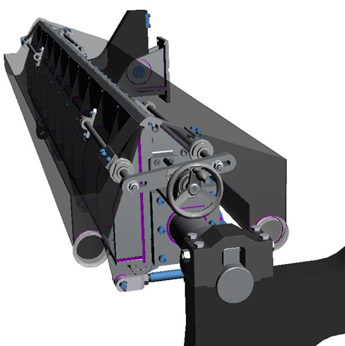 Représentation 3D d'un ensemble mécanique