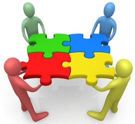 Groupe de personnes qui travaillent ensembles